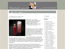 Tablet Screenshot of marriedwithdinner.com